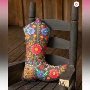 NATURAL LIFE Boho Shaped Pillow Boot throw Pillow  $29 (1) left
